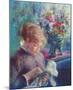 Lady Sewing-Pierre-Auguste Renoir-Mounted Collectable Print