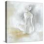 Lady Sitting-Rikki Drotar-Stretched Canvas