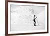 Lady Skier-null-Framed Photographic Print