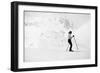 Lady Skier-null-Framed Photographic Print