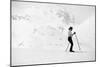 Lady Skier-null-Mounted Photographic Print