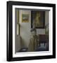 Lady Standing at a Virginal-Jan Vermeer-Framed Premium Giclee Print