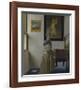 Lady Standing at a Virginal-Jan Vermeer-Framed Premium Giclee Print