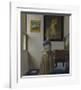 Lady Standing at a Virginal-Jan Vermeer-Framed Premium Giclee Print