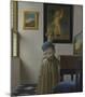 Lady Standing at a Virginal-Jan Vermeer-Mounted Premium Giclee Print