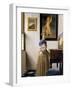 Lady Standing at the Virginal, circa 1672-73-Johannes Vermeer-Framed Giclee Print