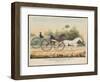 Lady Suffolk' and 'Lady Moscow', Hunting Park Course, Philadelphia, 13th June, 1850-Currier & Ives-Framed Giclee Print