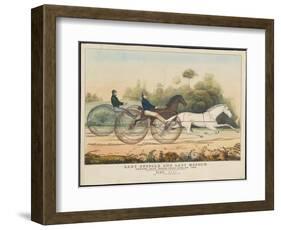 Lady Suffolk' and 'Lady Moscow', Hunting Park Course, Philadelphia, 13th June, 1850-Currier & Ives-Framed Giclee Print