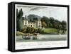 Lady Sulivan's Villa, Thames Ditton, Surrey, England, 1817-I Hassell-Framed Stretched Canvas