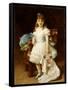 Lady Sybil Primrose-Frederick Leighton-Framed Stretched Canvas