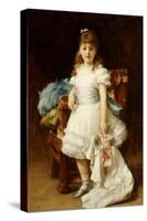 Lady Sybil Primrose-Frederick Leighton-Stretched Canvas