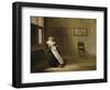 Lady tearing up a letter-Dirck Hals-Framed Giclee Print