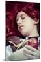 Lady, Teen with a Red Apple Lying, Tale Scene-outsiderzone-Mounted Photographic Print