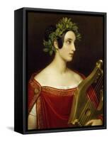 Lady Theresa Spence in Role of Sappho, 1837-Joseph Karl Stieler-Framed Stretched Canvas