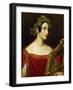 Lady Theresa Spence in Role of Sappho, 1837-Joseph Karl Stieler-Framed Giclee Print