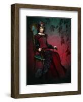 Lady Vlada Portrait-Atelier Sommerland-Framed Art Print