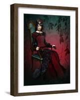 Lady Vlada Portrait-Atelier Sommerland-Framed Art Print