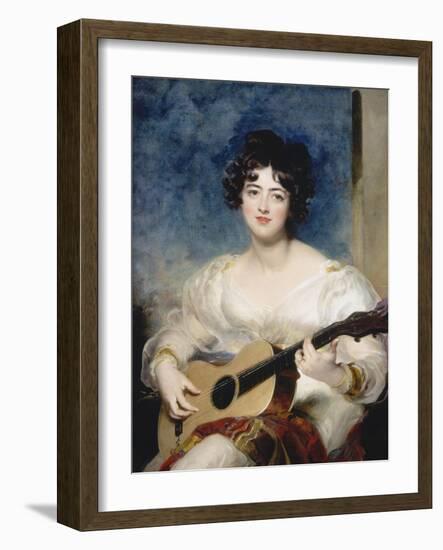 Lady Wallscourt, 1825-Thomas Lawrence-Framed Giclee Print