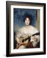 Lady Wallscourt, 1825-Thomas Lawrence-Framed Giclee Print