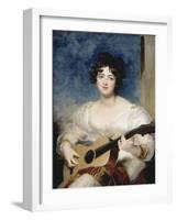 Lady Wallscourt, 1825-Thomas Lawrence-Framed Giclee Print