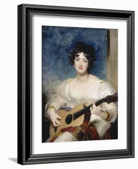 Lady Wallscourt, 1825-Thomas Lawrence-Framed Giclee Print