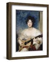 Lady Wallscourt, 1825-Thomas Lawrence-Framed Giclee Print