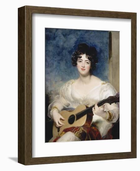 Lady Wallscourt, 1825-Thomas Lawrence-Framed Giclee Print