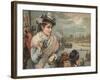 Lady Watching the Oxford and Cambridge Boat Race, C 1890-null-Framed Giclee Print