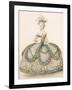 Lady Wearing Dress for a Royal Occasion, Design Attr. to Anvorious, Pub. April 1796-French-Framed Giclee Print