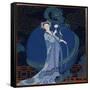 Lady With a Dragon-Georges Barbier-Framed Stretched Canvas