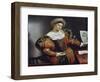 Lady with a Drawing of Lucretia-Lorenzo Lotto-Framed Giclee Print