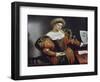 Lady with a Drawing of Lucretia-Lorenzo Lotto-Framed Giclee Print