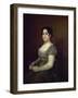 Lady With a Fan, 1806-1807, Spanish School-Francisco de Goya-Framed Giclee Print