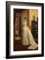 Lady with a Fan, 1888-Georges Croegaert-Framed Giclee Print