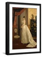 Lady with a Fan, 1888-Georges Croegaert-Framed Giclee Print