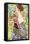 Lady with a Fan, 1917-18-Gustav Klimt-Framed Stretched Canvas