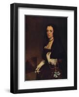 'Lady with a Fan', c1638-1639, (c1915)-Diego Velasquez-Framed Giclee Print