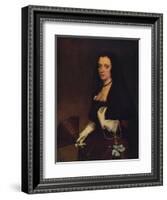 'Lady with a Fan', c1638-1639, (c1915)-Diego Velasquez-Framed Giclee Print