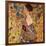 Lady with a Fan-Gustav Klimt-Framed Premium Giclee Print