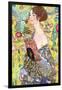 Lady with a Fan-Gustav Klimt-Framed Art Print