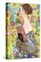 Lady with a Fan-Gustav Klimt-Stretched Canvas