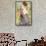 Lady with a Fan-Gustav Klimt-Framed Stretched Canvas displayed on a wall