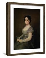 Lady with a Fan-Francisco de Goya-Framed Giclee Print