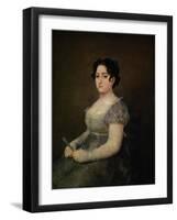 Lady with a Fan-Francisco de Goya-Framed Giclee Print