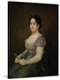Lady with a Fan-Francisco de Goya-Stretched Canvas