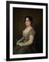 Lady with a Fan-Francisco de Goya-Framed Giclee Print