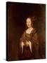 Lady with a Fan-Rembrandt van Rijn-Stretched Canvas