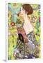 Lady with a Fan-Gustav Klimt-Framed Art Print