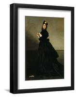 Lady with a Glove, Madame Carolus-Duran nee Pauline Croizette, c.1869-Charles Émile Carolus-Duran-Framed Art Print