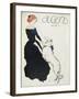 Lady with a Greyhound, Illustration from 'Jugend', 1906-German School-Framed Giclee Print